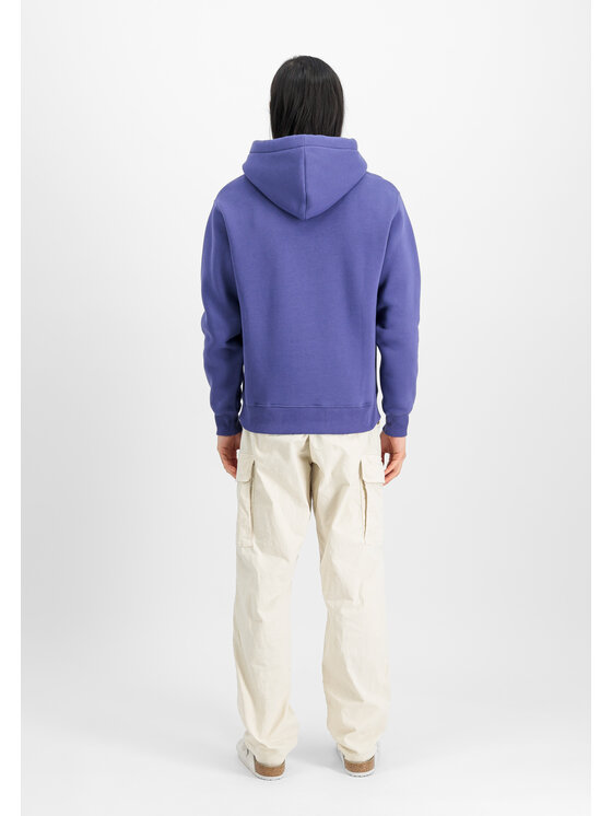 Alpha Industries Alpha Industries Bluza Basic Hoodie Fioletowy Regular Fit