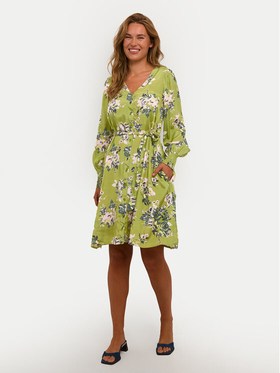 Kaffe Kaffe Sommerkleid Pollie 10508274 Grün Regular Fit
