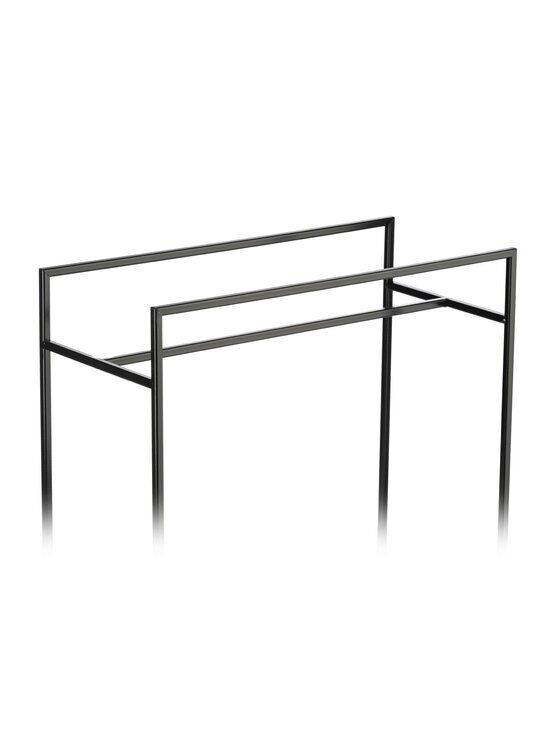 MIAhome MIAhome Skrzynka na kwiaty na stelażu 72 cm SHIRA Czarny