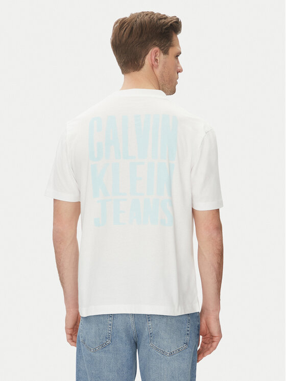 Calvin Klein Jeans Calvin Klein Jeans Tricou Painted J30J327523 Alb Regular Fit