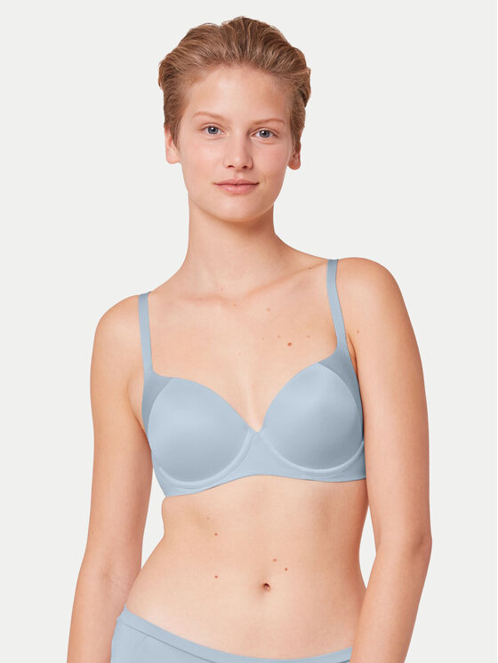 Triumph Podprsenka s kosticami Body Make-up Soft Touch 10194318 Modrá