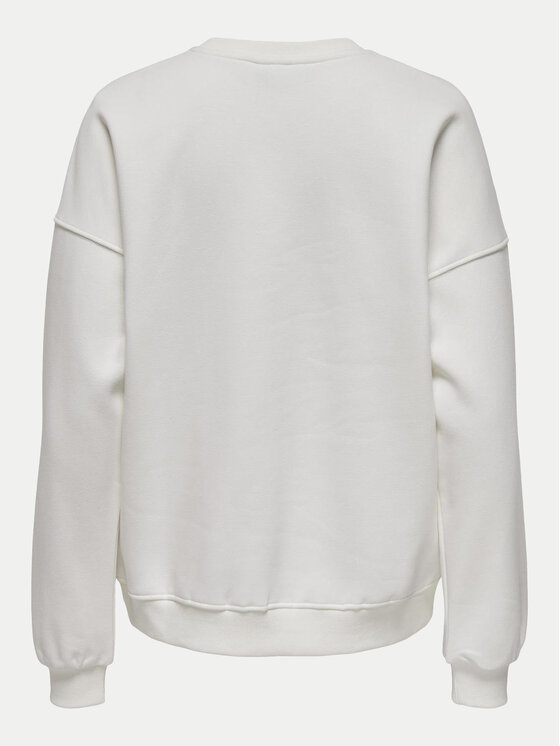 ONLY ONLY Суитшърт Collie 15337366 Бял Regular Fit