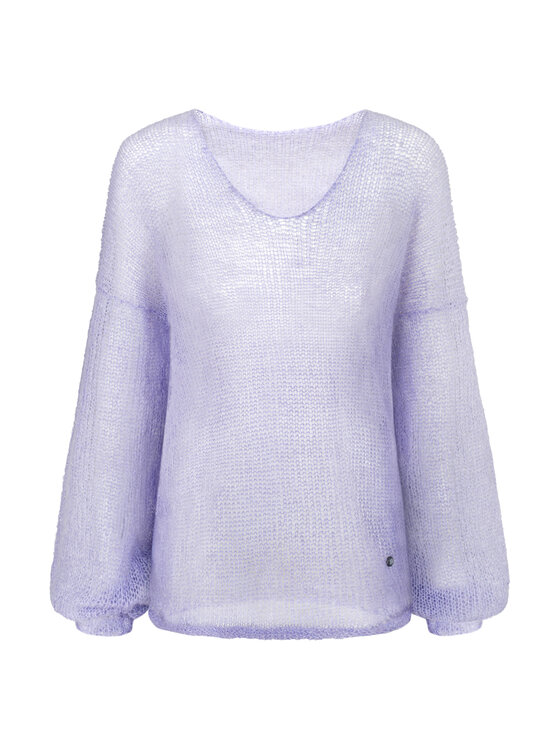 YOU by Tokarska YOU by Tokarska Sweter gili Fioletowy Regular Fit