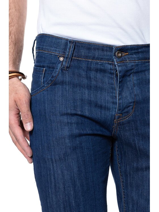 Mustang Mustang Pantaloncini di jeans 5 POCKET SHORT Blu Regular Fit