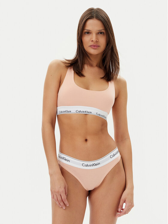 Calvin Klein Underwear Calvin Klein Underwear Top nedrček 0000F3785E Oranžna