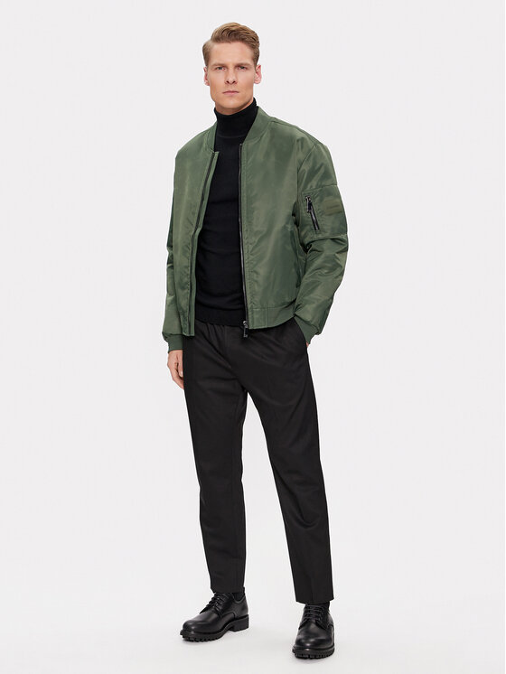 Calvin Klein Calvin Klein Яке бомбър Hero K10K109907 Зелен Regular Fit