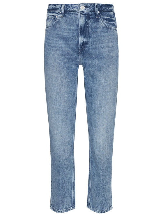 Guess Guess Jeans hlače W1GA21 D4CN1 Modra Relaxed Fit