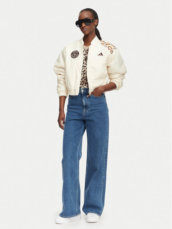 adidas adidas Bunda bomber X Farm Rio Bomber KR0283 Krémová Regular Fit