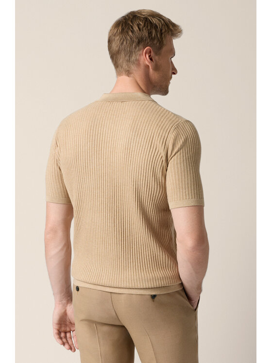 Lancerto Lancerto Polo Domenico PO073126000003 Brązowy Regular Fit