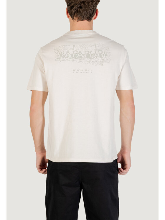 Napapijri Napapijri T-shirt S-TURRACH SS Beige Bermuda Fit