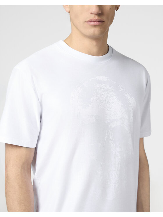 PHILIPP PLEIN PHILIPP PLEIN T-Shirt 30625 Biały Regular Fit