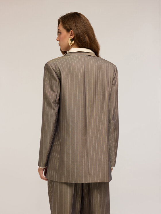 Motivi Motivi Giacca da abito Q740Q000963N0Z5 Grigio Baggy Fit