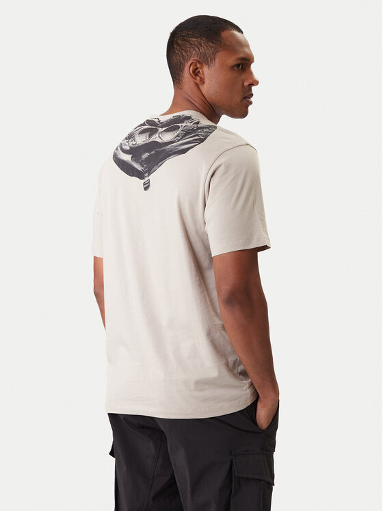 C.P. Company C.P. Company T-Shirt 20CMTS725A005100W Béžová Regular Fit