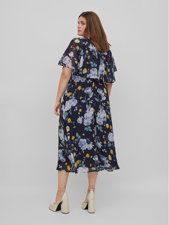 Evoked Vila Evoked Vila Haljina za svaki dan 14083437 Plava Relaxed Fit