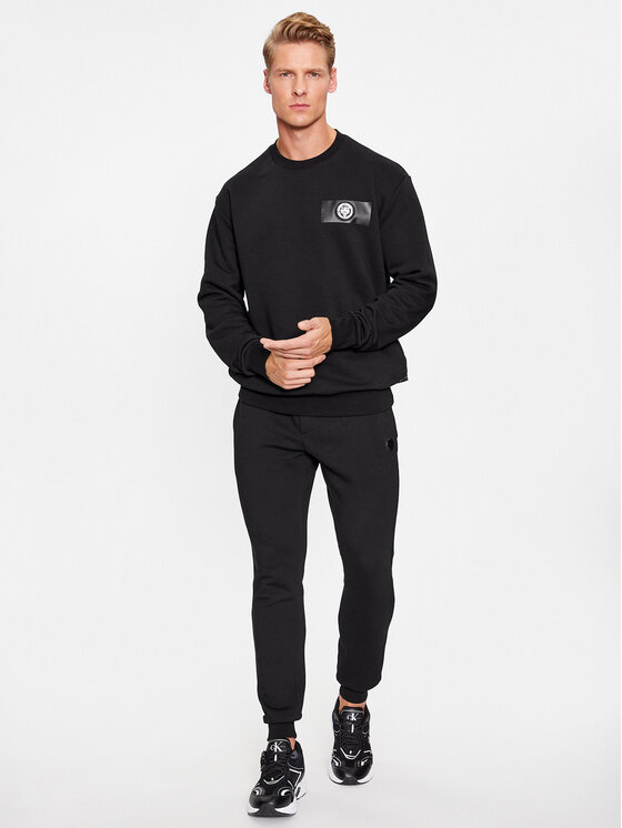 Plein Sport Plein Sport Pantaloni da tuta Jogging Trousers AACC MJT2103 SJO001N Nero Regular Fit