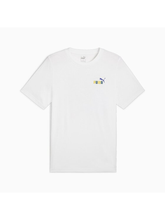 Puma Puma T-Shirt 683211 Biały Regular Fit