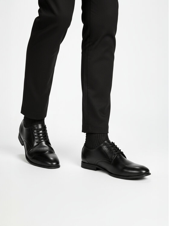 Lanetti Lanetti Halbschuhe CEO-8507-6 MBS Schwarz