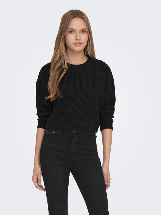 ONLY Pulover Malavi 15284453 Negru Regular Fit