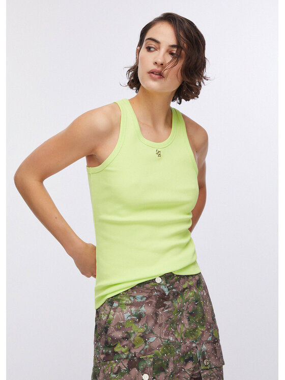Liu Jo Liu Jo Top WA6488J482230540 Giallo Regular Fit