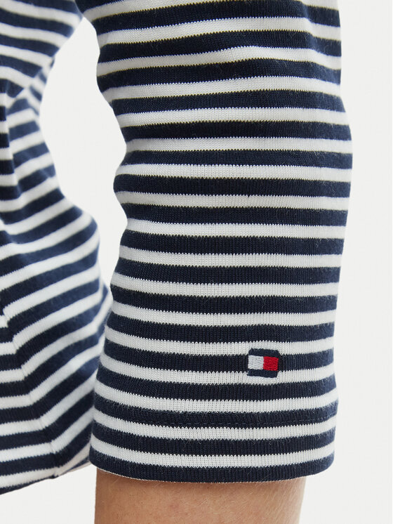 Tommy Hilfiger Tommy Hilfiger Блуза WW0WW49629 Син Slim Fit