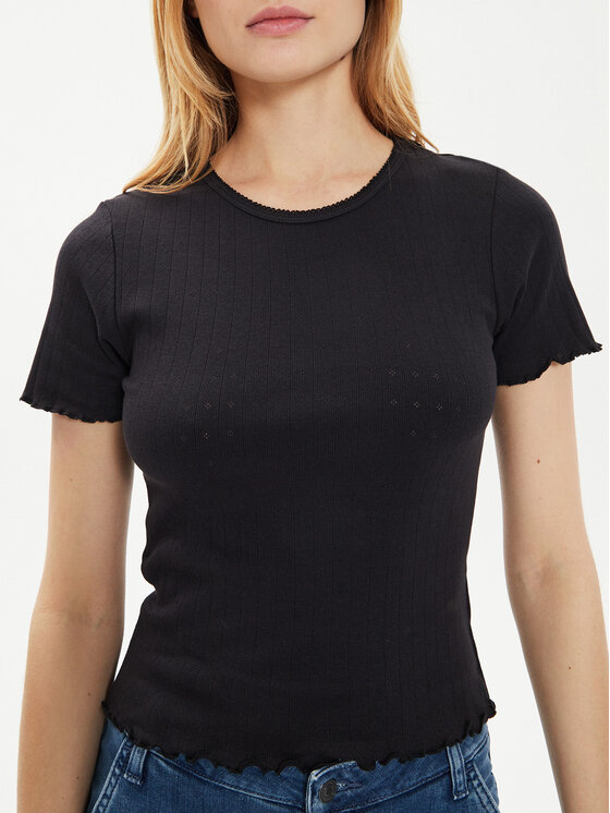 Brave Soul Brave Soul Marškinėliai LTS-568ADRI1 Juoda Straight Fit