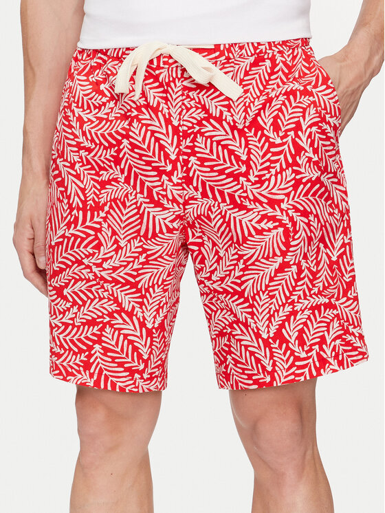 United Colors Of Benetton United Colors Of Benetton Stoffshorts 4A5MU900L Rot Regular Fit