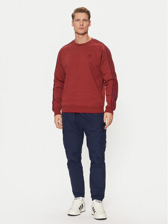 adidas adidas Суитшърт adicolor Classics 3-Stripes JP0992 Червен Regular Fit