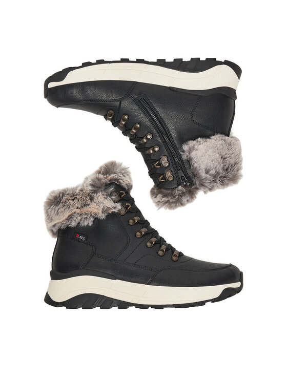 Rieker Rieker Schnürschuhe CEO-W0063-00 Schwarz