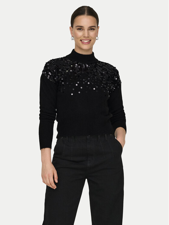 ONLY ONLY Maglione Alba 15332081 Nero Regular Fit
