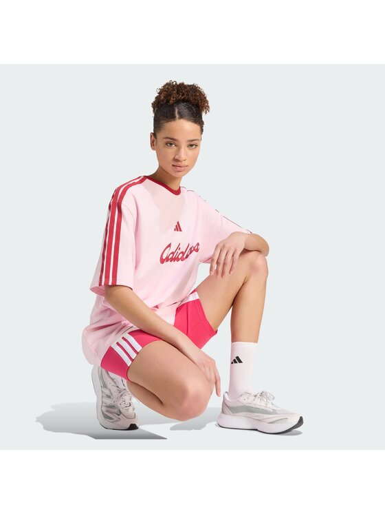 adidas adidas T-Shirt 165448 Różowy Loose Fit