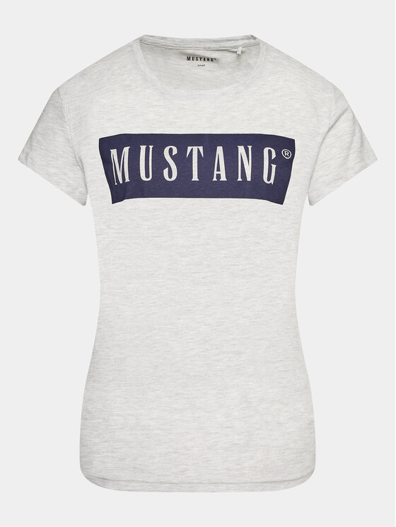 Mustang Mustang T-shirt Alina 1013220 Grigio Regular Fit