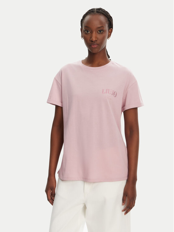 Liu Jo Liu Jo Тишърт WA5144 JS923 M9621 Розов Regular Fit