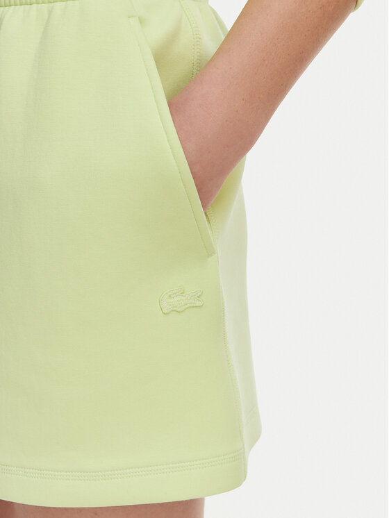 Lacoste Lacoste Pantaloncini sportivi GF9991 Verde chiaro Regular Fit