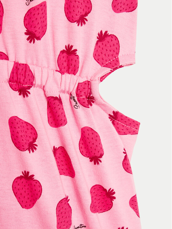 United Colors Of Benetton United Colors Of Benetton Sukienka codzienna 3M39CV00R Różowy Regular Fit