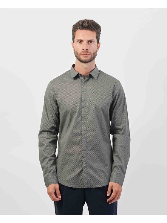 Armani Exchange Armani Exchange Camicia 6DZC25-ZNEAZ Blu Regular Fit