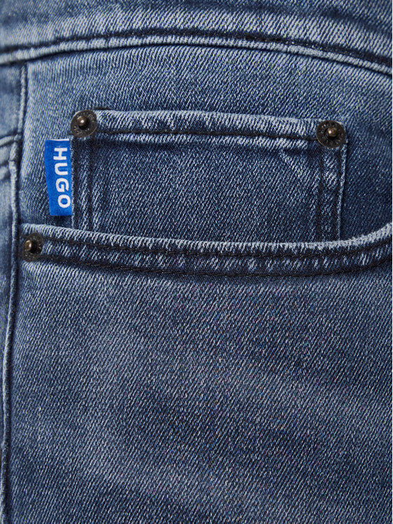 HUGO HUGO Jeansy Zane 50541551 Granatowy Extra Slim Fit