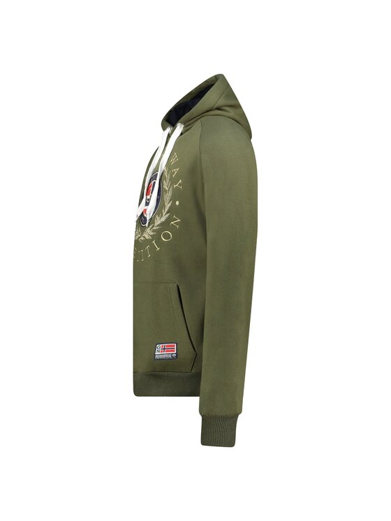 Geographical Norway Geographical Norway Bluza WZ3049H/GN-Kaki Zielony Regular Fit