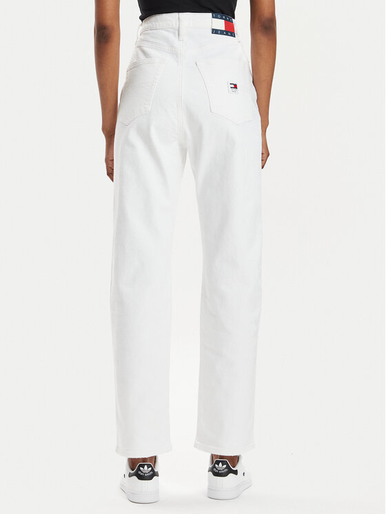 Tommy Jeans Tommy Jeans Jeans hlače Julie DW0DW17612 Bela Straight Fit