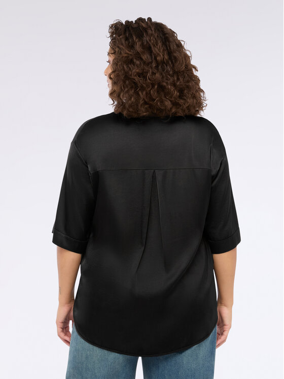 Fiorella Rubino Fiorella Rubino Koszula 5037T001440N033 Czarny Regular Fit