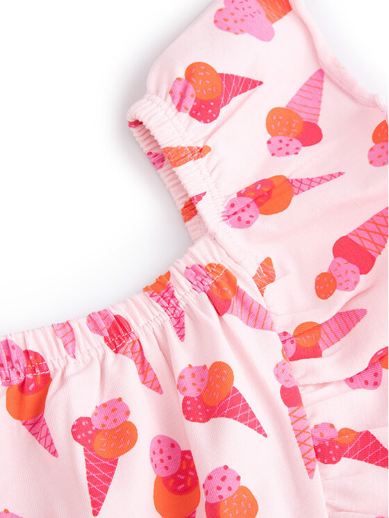 Coccodrillo Coccodrillo Sommerkleid WC5129301HGK Rosa Regular Fit