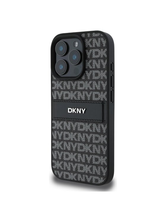 DKNY DKNY Etui na telefon Texture Pattern Tonal Stripe Czarny