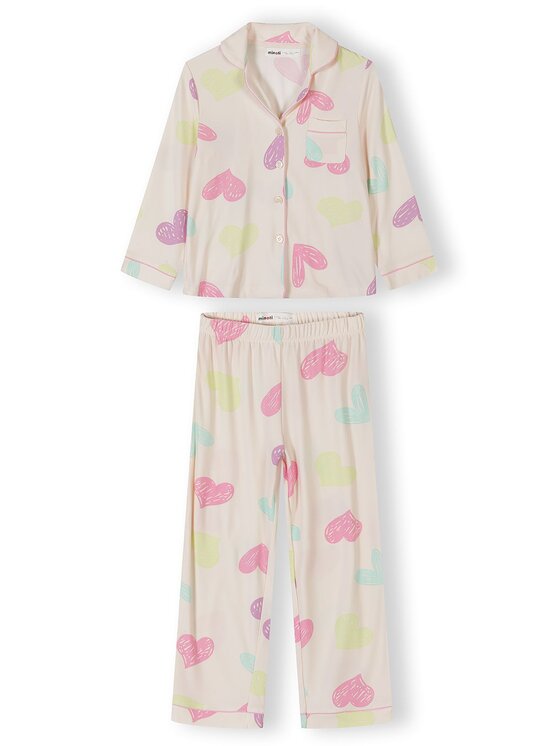 minoti minoti Piżama 30PJ150 Różowy Regular Fit