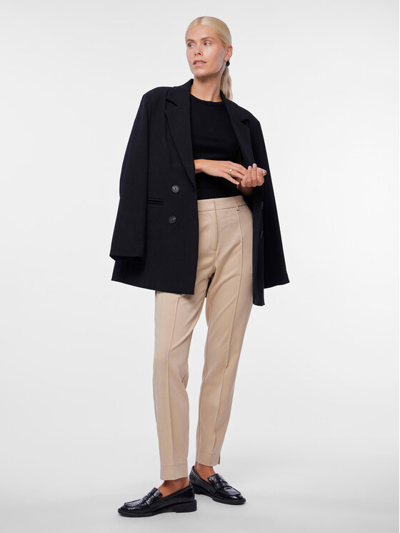 YAS YAS Chino hlače Scoop 26032835 Bež Regular Fit