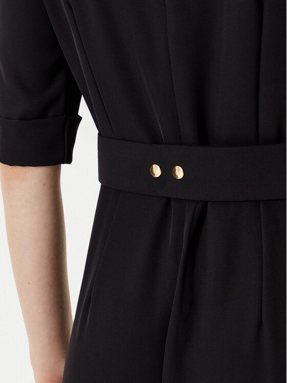 Rinascimento Rinascimento Kombinezon CFC0125323003 Czarny Wide Leg