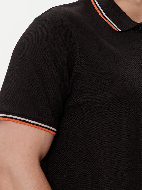Brave Soul Brave Soul Polo särk MPS-149COSMO Must Straight Fit
