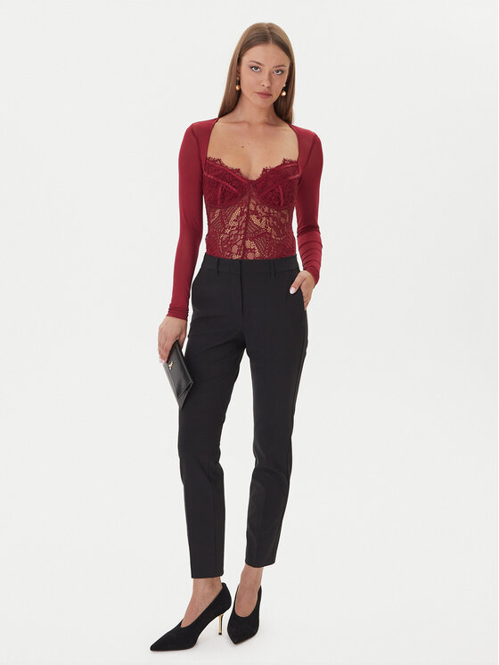 Bardot Bardot Body Farrah Lace 51150TB3 Dunkelrot