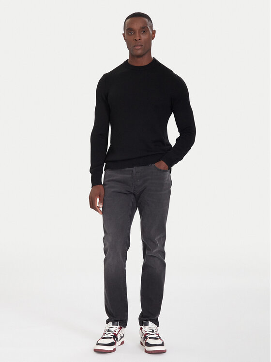 EA7 Emporio Armani EA7 Emporio Armani Svetr 7M000925 AF17667 UC001 Černá Regular Fit