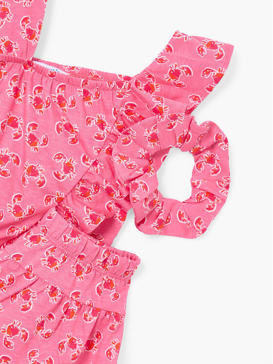 Mayoral Mayoral Σετ τοπ και σορτς 3233 Ροζ Regular Fit