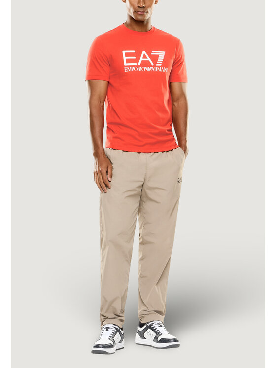 EA7 Emporio Armani EA7 Emporio Armani T-Shirt 7M001412 AF22264 Czerwony Casual Fit