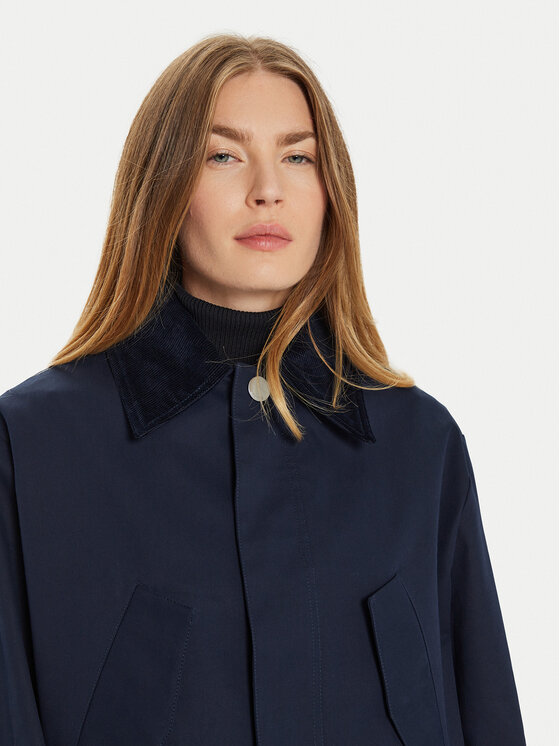 AMI PARIS AMI PARIS Átmeneti kabát FJK069.CO0081 Sötétkék Regular Fit